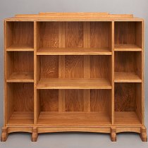 Solid oak bookcase